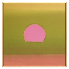 은희마법 선셋 인테리어 페인팅 액자 선라이즈 타입 13, 내추럴우드