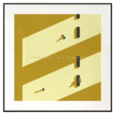 은희마법 감성 인테리어 페인팅 알루미늄 액자 10, 블랙