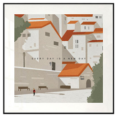 은희마법 감성 인테리어 페인팅 알루미늄 액자 9, 블랙