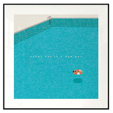 은희마법 감성 인테리어 페인팅 알루미늄 액자 13, 블랙