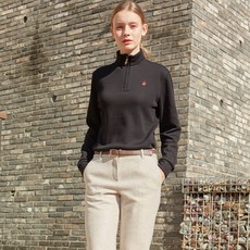 BEVERLY HILLS POLO CLUB 比佛利保羅 女款刷毛半拉鍊長袖大學T