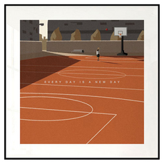 은희마법 감성 인테리어 페인팅 알루미늄 액자 17, 블랙