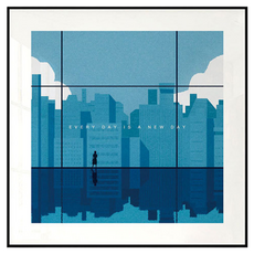 은희마법 감성 인테리어 페인팅 알루미늄 액자 8, 블랙