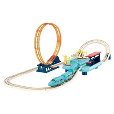 Gentoy 過山車月臺電動火車組 50p, 混合色, 1套