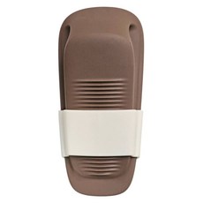 Lestar 二合一PVC防撞可收納固定門檔 深咖色, 1個