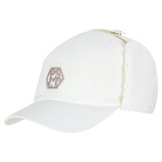 PERSIANCAT 耳罩防寒刺繡標誌鋪棉高爾夫球帽, 米白色, 1個