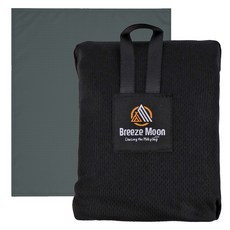 브리즈문 캠핑 포켓 매트 돗자리 피크닉, 블랙