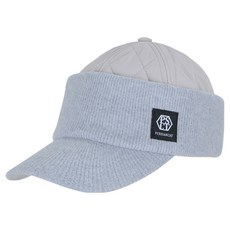 PERSIANCAT 耳罩防寒針織鋪棉高爾夫球帽, 灰色, 1個