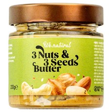 We natural 3種堅果與3種種子, 1個, 200g