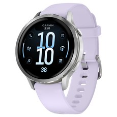 가민 베뉴4 웰니스 스마트워치 41mm, GPS + 블루투스, 3.04cm, 실버