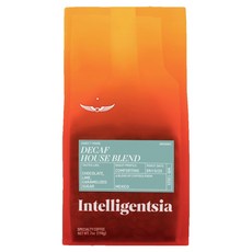 INTELLIGENTSIA 有機低咖啡因家常綜合咖啡豆, 198g, 1個, 原豆(未研磨)