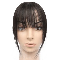 Foxwig 3D立體髮簾頭頂局部假髮 W2023 5 x 6 x 29 cm, 自然黑, 1個