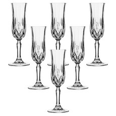 델리글라스 펠리나 샴페인잔, 6개, 120ml