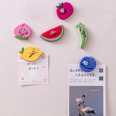 恩熙魔法 室內設計磁鐵 新鮮水果 6件組, 混合色