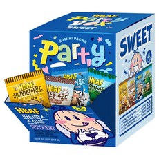 바프 아몬드 파티박스 스위트 20g x 4종 x 5p 세트, 1세트