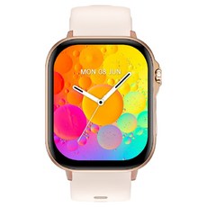 Ergotech 人因科技 GPS定位心率血氧藍牙通話腕錶 SW320, 藍牙 + USB, 2.13吋, 奶茶金