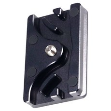 圓形多用途相機快拆板 黑色 60 x 38 x 11 mm, 1個, 單一商品