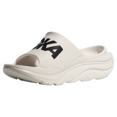 HOKA Orá 運動拖鞋 1155154, 白色 + 黑色, 260