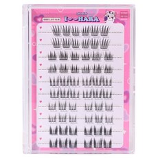 IHara 大容量免膠假睫毛 混合B款, 1個, 黑色