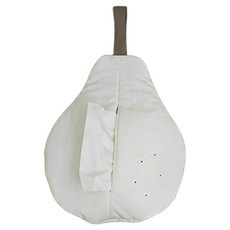 Souplace 布藝簡約梨形面紙盒, 奶油色