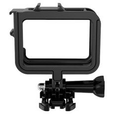 동글이 튼튼한 고급스러운 고프로 프레임 케이스 블랙, 1개, gopro 8