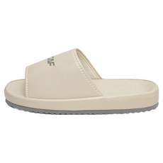 LECAF 男女通用皮革恢復拖鞋 LE5Q005, 米色, S(230)