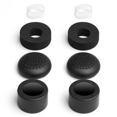 SPACE SHIELD PS5 DualSense Edge 遊戲類比搖桿輔助瞄準環搖桿帽多合一工具組套裝, 黑色, 1套, 單一商品