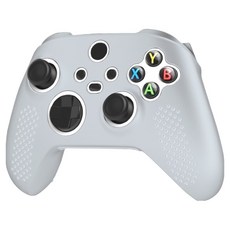 스페이스쉴드 Xbox series X / S 호환 엠보 그립 실리콘 커버 케이스, 반투명, 1개