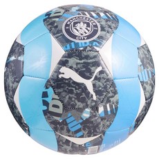 PUMA 曼城賽前球, 1個, 深灰, 隊色淺藍