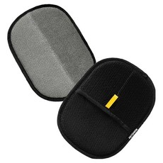 펫츠몬 반려동물 털제거 브러쉬 장갑, 블랙, 2개