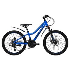 산타자 앰버1.0 22 MTB 알루미늄 디스크 브레이크 12.2kg 방문설치, 블루, 1개, 141cm
