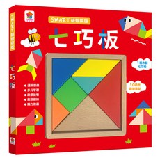 Fun House樂智屋 SMART益智拼板 七巧板, 1盒, 紅色