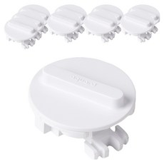 aguard 密碼鎖式防觸電插座安全蓋 10入, 白色, 1個