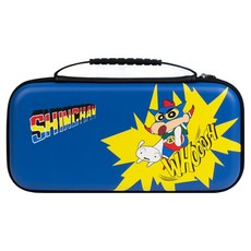 테크라인 스위치2 짱구는 못말려 멀티파우치 짱구 액션, 1개, 파란색