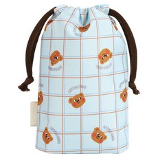 semoms 防水束口袋, 藍色咕夢