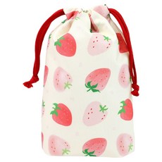 세맘스 방수 스트링 파우치, 딸기라떼