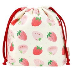 semoms 防水束口袋, 草莓拿鐵