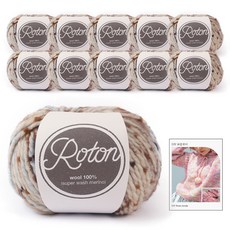 SKI YARN Rotun 連帽衫 DIY Rotun 編織線 11球 圖案, 656 猩紅色, 1個