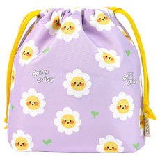 세맘스 방수 스트링 파우치, 새싹데이지