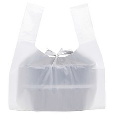 DAMDA PLASTIC 手提式外送袋 100入, 1個, 10L