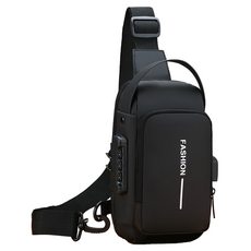 Living Pocket 多功能大容量便攜式斜背相機包, 全黑, 1個