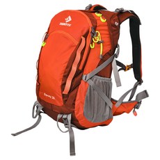 DIBOTE 迪伯特 極輕 專業登山休閒背包 附贈防水套 + 背架, 橘色