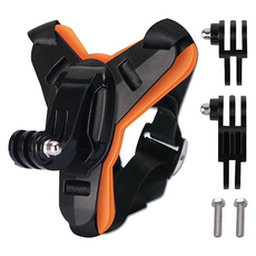 동글이 튼튼한 액션캠 연장암 + 작은나사 + 브래킷 세트 gopro9-13, 1세트, 주황색