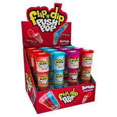 바주카캔디 푸시팝 플립앤딥 25g x 3종 x 4p 세트, 1세트