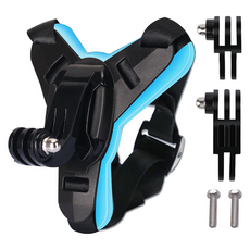 동글이 튼튼한 액션캠 연장암 + 작은나사 + 브래킷 세트 gopro9-13, 1세트, 블루