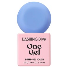 DASHING DIVA One Gel UV 凝膠指甲油, C34天空藍, 1個, 10ml