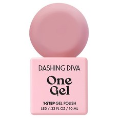 DASHING DIVA One Gel UV 凝膠指甲油, C30娃娃粉, 1個, 10ml