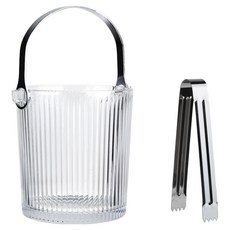 plala 透明威士忌洋酒條紋冰桶, 1個, 750ml