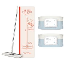 Daily Water 一鍵式拖把 濕拖巾2入, 1個