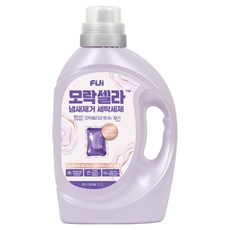 피지 모락셀라 섬유유연제 필요없는 실내건조 냄새제거 일반드럼겸용 화이트머스크향 세탁세제 본품, 2.1L, 1개